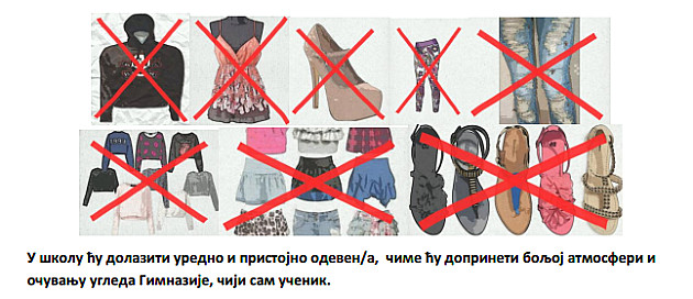 Škole zabranile visoke štikle i mini suknje