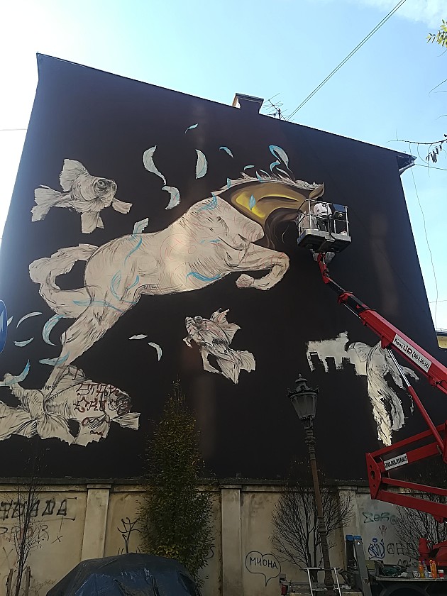 Uskoro novi mural u Novom Sadu