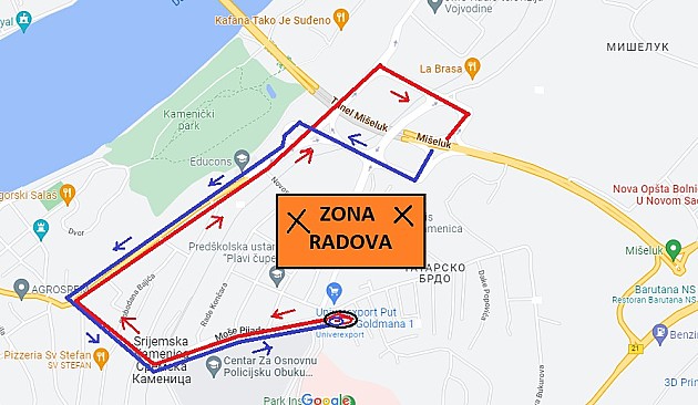 Autobusi GSP od sutra privremeno menjaju trase do Sremske Kamenice