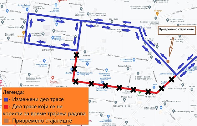 Autobusi na liniji 12 sutra menjaju trasu na delu Telepa